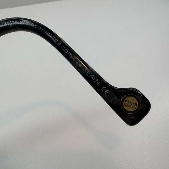 FRAMES ONLY- ETNIA BARCELONA SALVADOR COL BK CARBON 56•16•140 Eyeglasses Frames - Picture 12 of 16